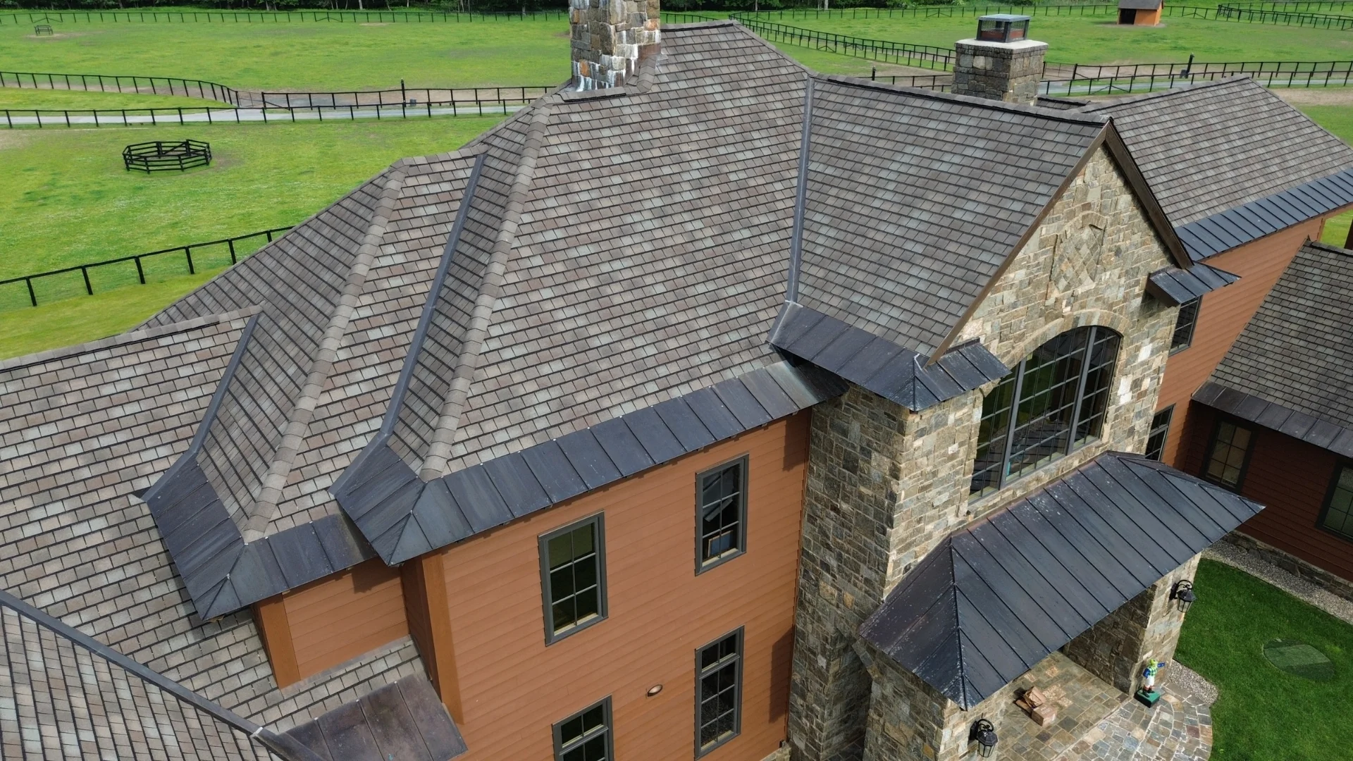 Roof replacement on a home in the Rochester and Monroe County area by Kaptein Contracting