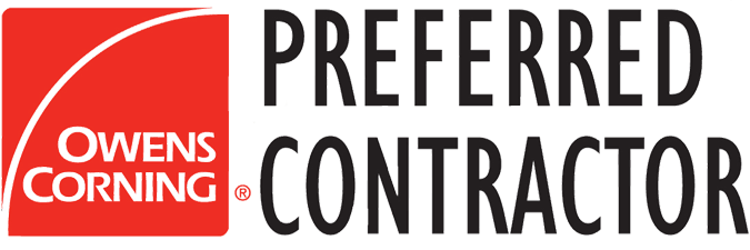 Owens Corning Preferred Contractor badge