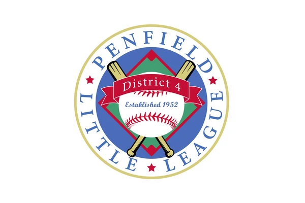 Penfield Little League logo, sponsored by Kaptein Contracting